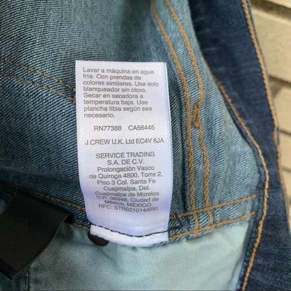 Madewell 10" High-Rise Skinny Jeans in Hayes Wash F4684 - Picture 13 of 13